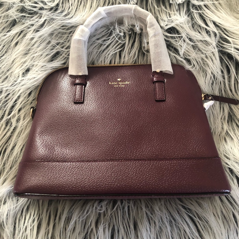 Kate spade purse, deep plum. Grand Street design